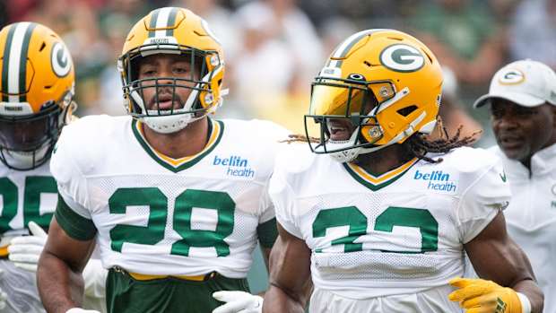 AJ Dillon and Aaron Jones